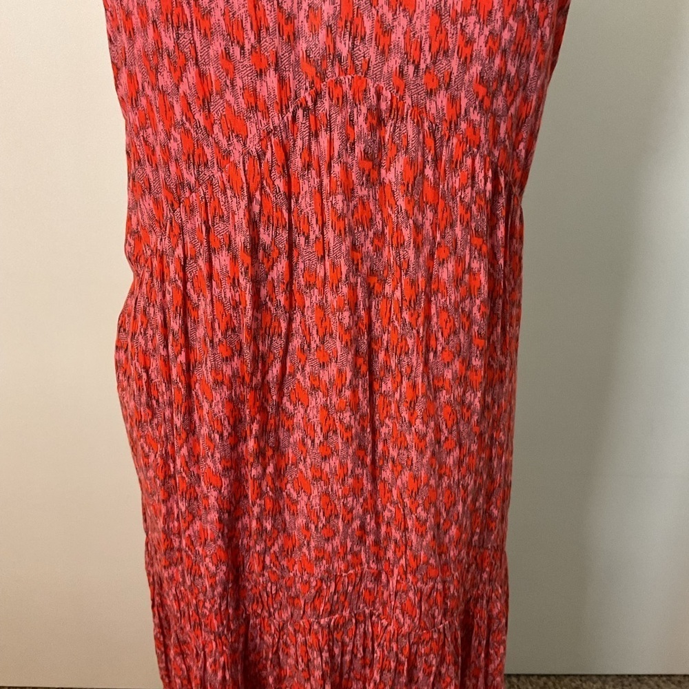 Joie Pink Tiered Maxi Sundress Women’s Size XXL Floral Resort Wear - Picture 8 of 12
